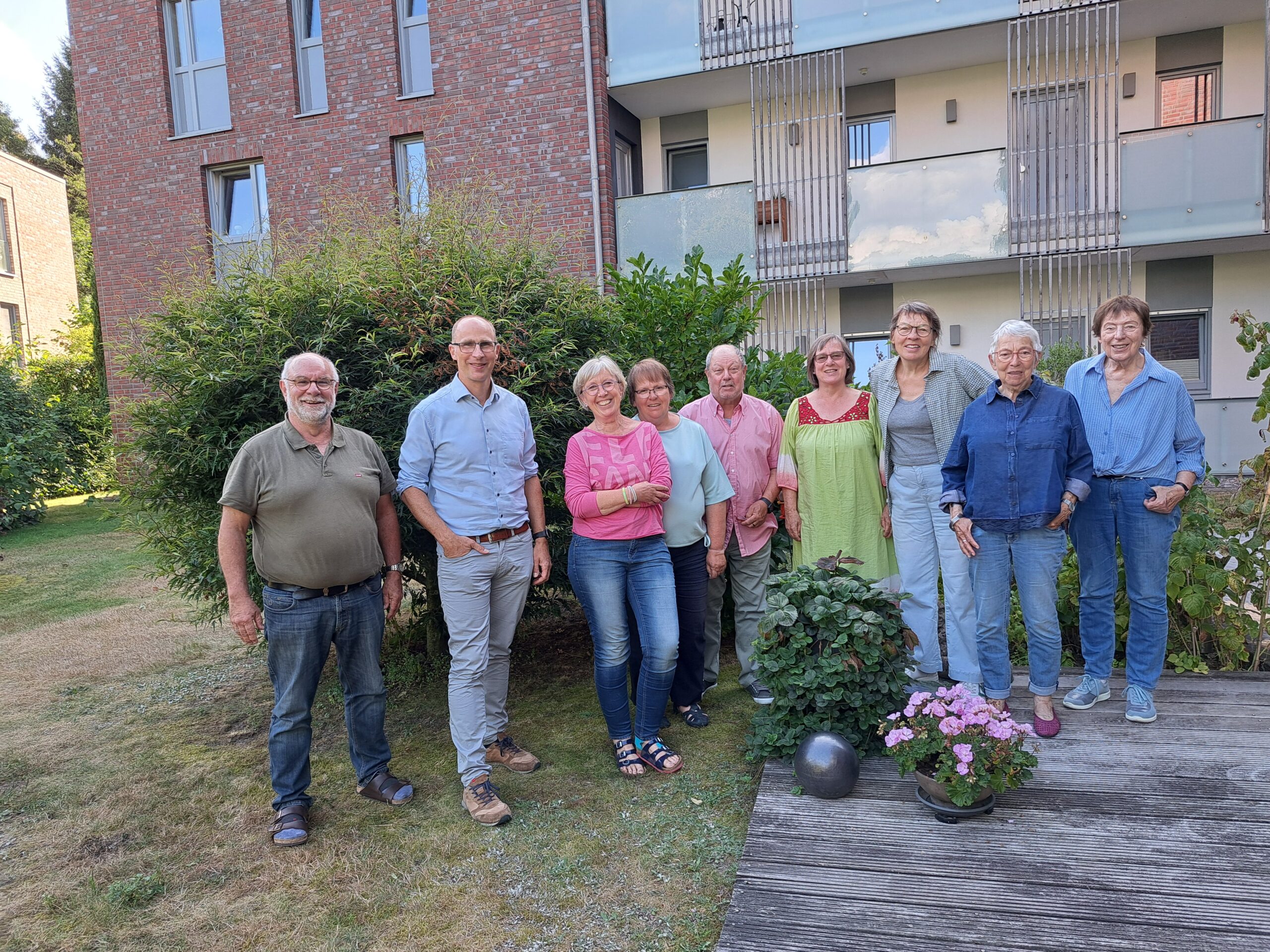 Hoher Besuch von der Wohnstätte Stade eG